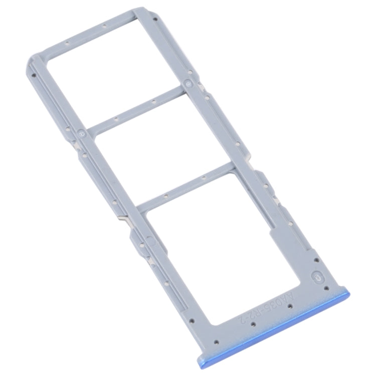 For OPPO A55 5G / A53S 5G SIM Card Tray + SIM Card Tray + Micro SD Card Tray (Blue) - Card Socket by PMc TechLife | Online Shopping South Africa | PMc TechLife | Buy Now Pay Later Mobicred
