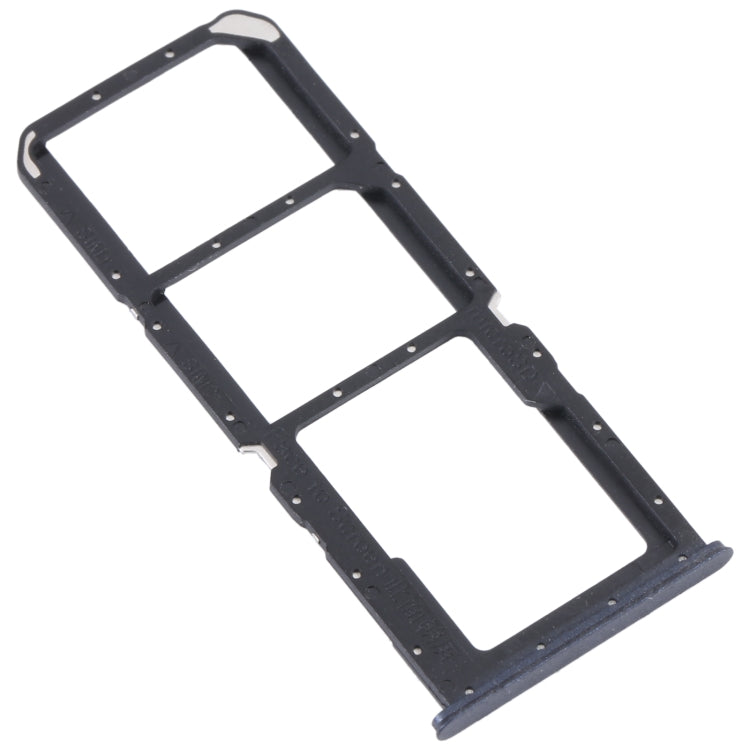 For OPPO K9x SIM Card Tray + SIM Card Tray + Micro SD Card Tray (Black) - Card Socket by PMc TechLife | Online Shopping South Africa | PMc TechLife | Buy Now Pay Later Mobicred