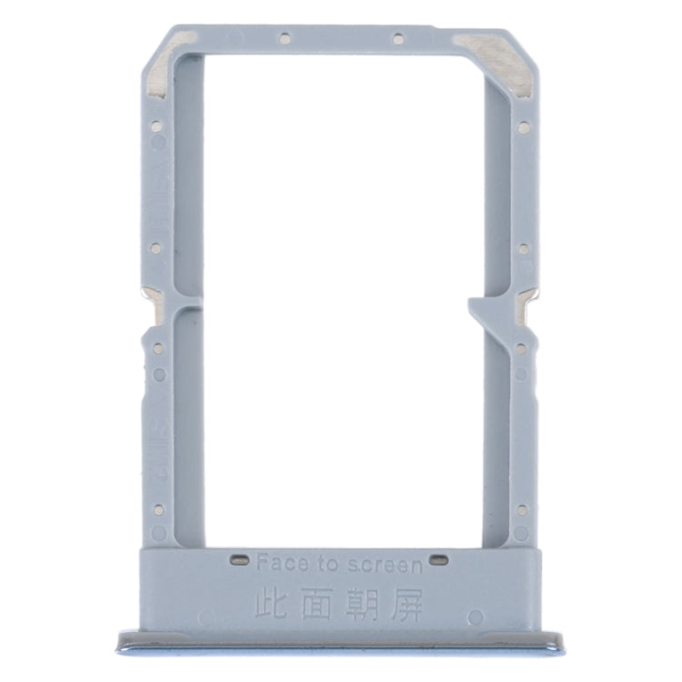 For OPPO K10 4G SIM Card Tray + SIM Card Tray (Silver) - Card Socket by PMc TechLife | Online Shopping South Africa | PMc TechLife | Buy Now Pay Later Mobicred