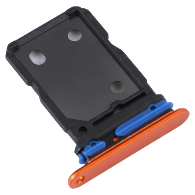 For vivo X80 SIM Card Tray + SIM Card Tray (Orange) - Card Socket by PMc TechLife | Online Shopping South Africa | PMc TechLife | Buy Now Pay Later Mobicred