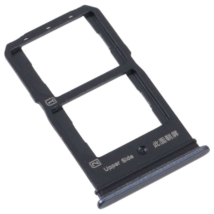 For vivo Y55S 5G SIM Card Tray + SIM Card Tray (Black) - Card Socket by PMc TechLife | Online Shopping South Africa | PMc TechLife | Buy Now Pay Later Mobicred