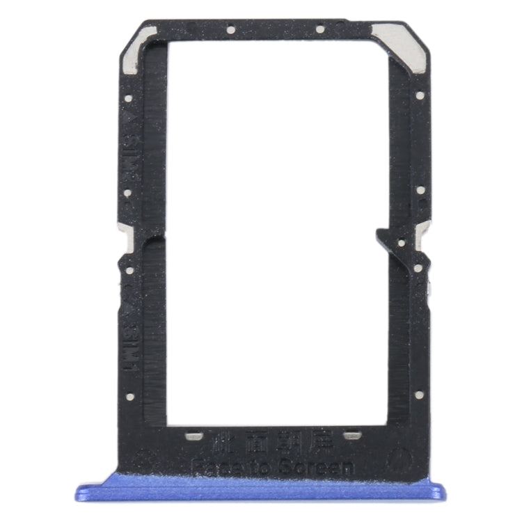 For Realme 9 Pro+ SIM Card Tray + SIM Card Tray (Blue) - Card Socket by PMc TechLife | Online Shopping South Africa | PMc TechLife | Buy Now Pay Later Mobicred