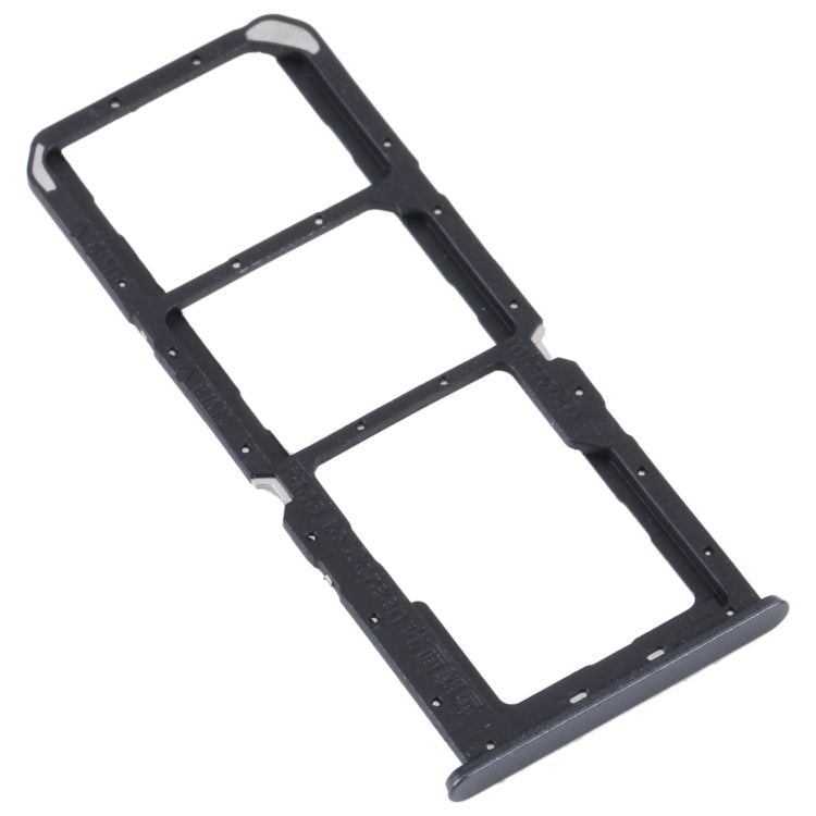 For Realme C30 SIM Card Tray + SIM Card Tray + Micro SD Card Tray (Black) - Card Socket by PMc TechLife | Online Shopping South Africa | PMc TechLife | Buy Now Pay Later Mobicred