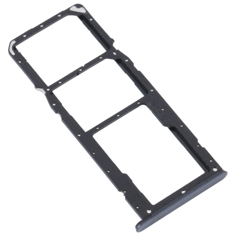 For Realme C35 SIM Card Tray + SIM Card Tray + Micro SD Card Tray (Black) - Card Socket by PMc TechLife | Online Shopping South Africa | PMc TechLife | Buy Now Pay Later Mobicred