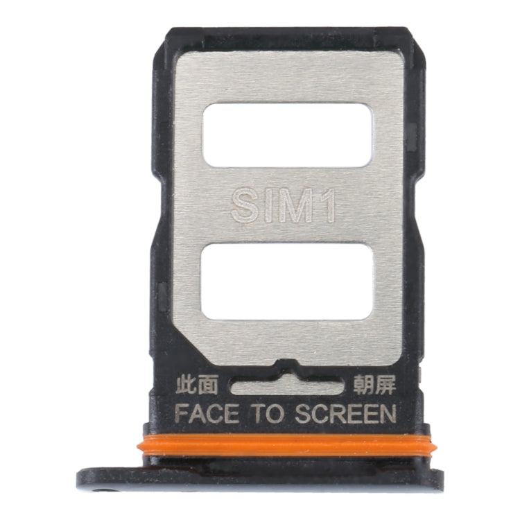 For Xiaomi Redmi K50 Ultra / 12T / 12T Pro SIM Card Tray + SIM Card Tray(Black) - Card Tray by PMc TechLife | Online Shopping South Africa | PMc TechLife | Buy Now Pay Later Mobicred