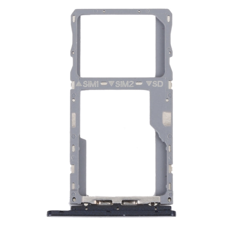 For TCL 10 SE T766H Original SIM Card Tray + SIM / Micro SD Card Tray(Black) - For TCL by PMC TechLife | Online Shopping South Africa | PMC TechLife | Buy Now Pay Later Mobicred