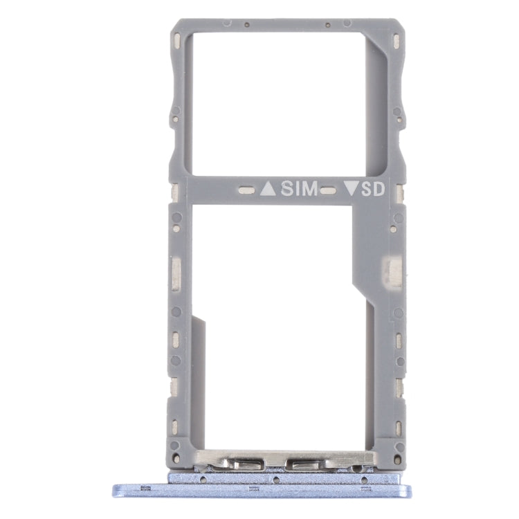For TCL 10 SE T766H Original SIM Card Tray + SIM / Micro SD Card Tray(Purple) - For TCL by PMC TechLife | Online Shopping South Africa | PMC TechLife | Buy Now Pay Later Mobicred