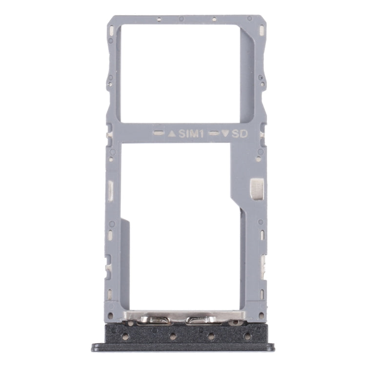 For TCL 20 XE Original SIM Card Tray + Micro SD Card Tray(Black) - For TCL by PMC TechLife | Online Shopping South Africa | PMC TechLife | Buy Now Pay Later Mobicred