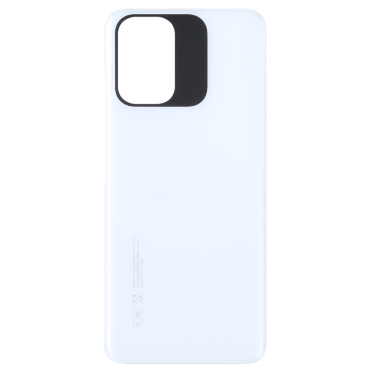 For Xiaomi Poco M5s Original Battery Back Cover(White) - Back Cover by PMC TechLife | Online Shopping South Africa | PMC TechLife