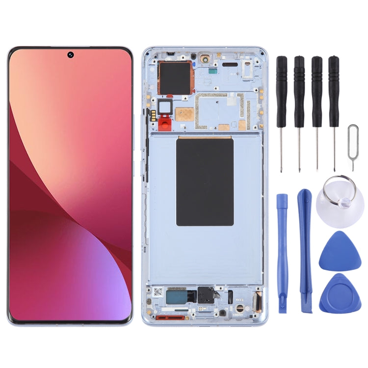 For Xiaomi 12 Pro / 12S Pro AMOLED Original LCD Screen Digitizer Full Assembly with Frame (Blue) - LCD Screen by PMC TechLife | Online Shopping South Africa | PMC TechLife