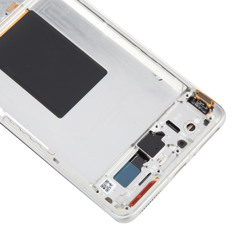 For Xiaomi 12 Pro / 12S Pro AMOLED Original LCD Screen Digitizer Full Assembly with Frame (Silver) - LCD Screen by PMC TechLife | Online Shopping South Africa | PMC TechLife