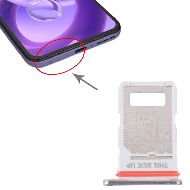 For Motorola Edge 30 Neo Original SIM Card Tray + SIM Card Tray (Silver) - Card Socket by PMC TechLife | Online Shopping South Africa | PMC TechLife