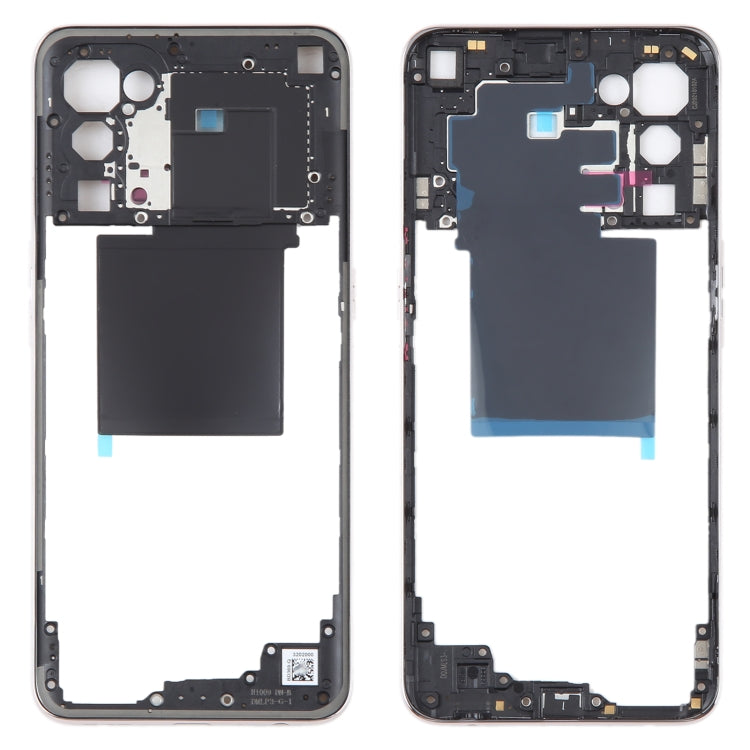 For OPPO Reno5 5G Original Middle Frame Bezel Plate (Gold) - Frame Bezel Plate by PMC TechLife | Online Shopping South Africa | PMC TechLife