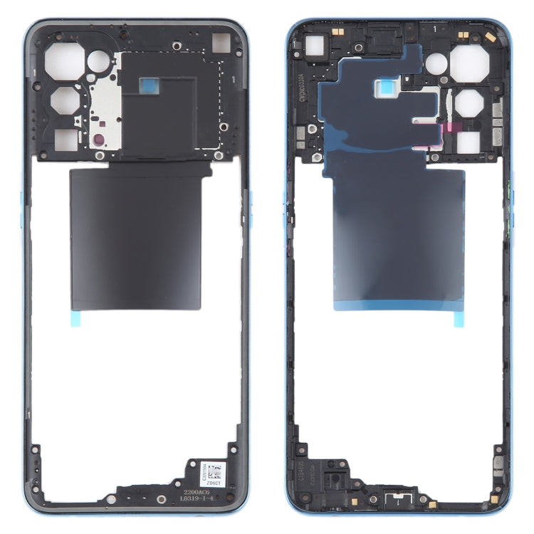 For OPPO Reno5 5G Original Middle Frame Bezel Plate (Blue) - Frame Bezel Plate by PMC TechLife | Online Shopping South Africa | PMC TechLife | Buy Now Pay Later Mobicred