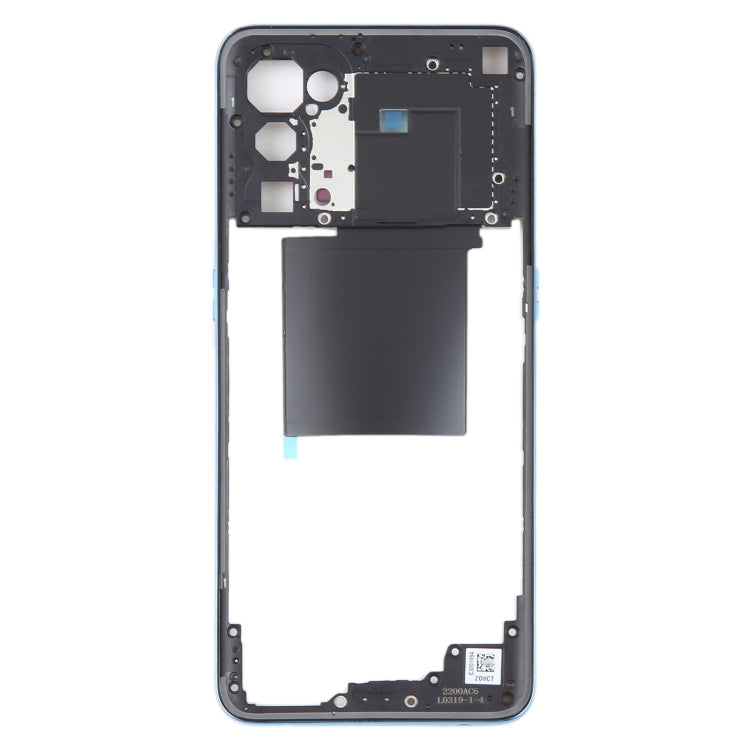 For OPPO Reno5 5G Original Middle Frame Bezel Plate (Blue) - Frame Bezel Plate by PMC TechLife | Online Shopping South Africa | PMC TechLife | Buy Now Pay Later Mobicred