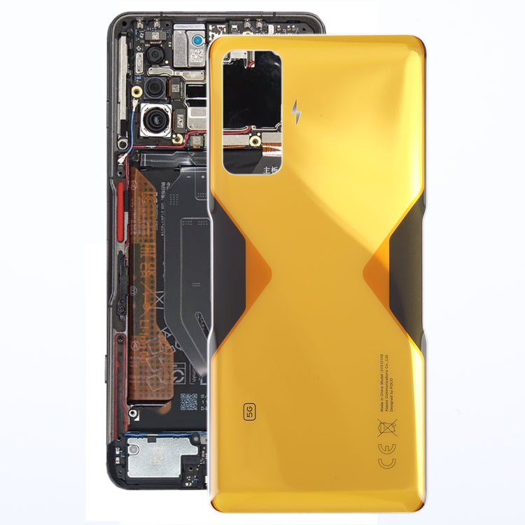 For Xiaomi Poco F4 GT OEM Battery Back Cover(Yellow) - Back Cover by PMC TechLife | Online Shopping South Africa | PMC TechLife