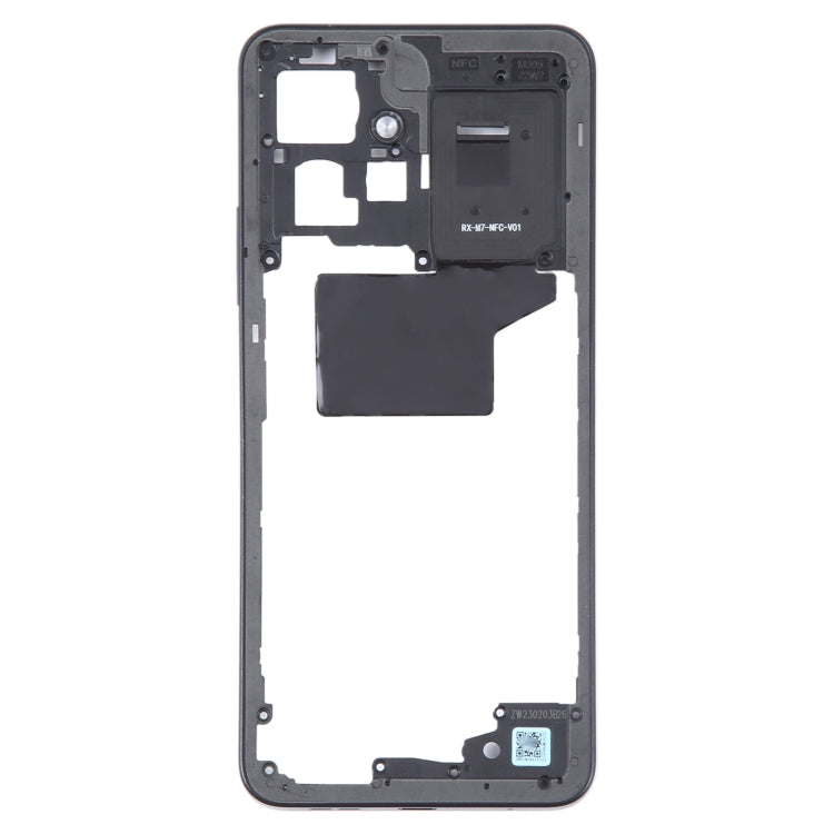 For Xiaomi Redmi Note 12 4G Original Middle Frame Bezel Plate (Black) - Frame Bezel Plate by PMC TechLife | Online Shopping South Africa | PMC TechLife