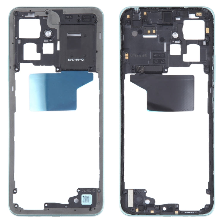 For Xiaomi Redmi Note 12 4G Original Middle Frame Bezel Plate (Green) - Frame Bezel Plate by PMC TechLife | Online Shopping South Africa | PMC TechLife