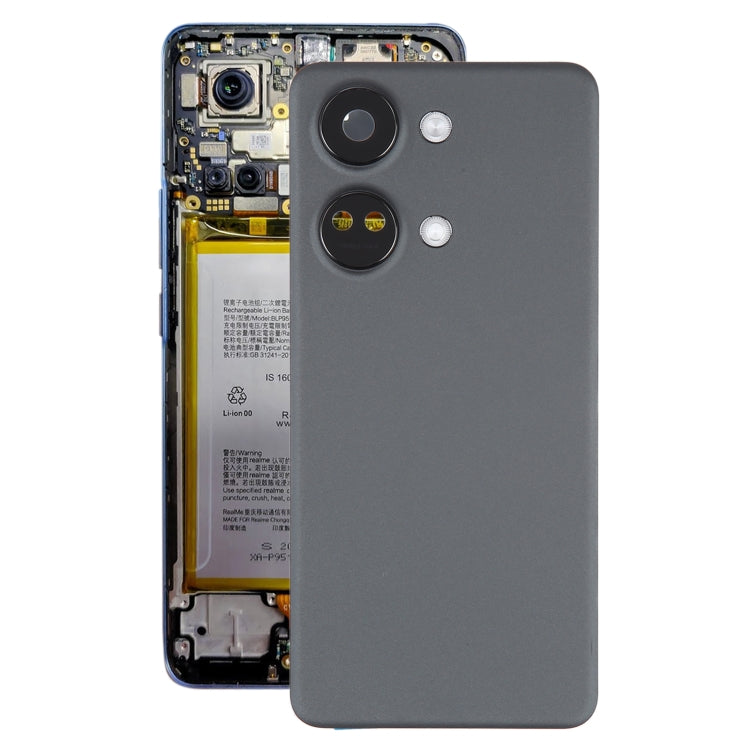 For OnePlus Ace 2V Original Battery Back Cover with Camera Lens Cover(Black) - Back Cover by PMC TechLife | Online Shopping South Africa | PMC TechLife | Buy Now Pay Later Mobicred