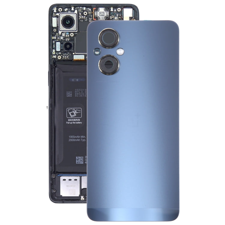 For OnePlus Nord N20 Original Battery Back Cover with Camera Lens Cover(Blue) - Back Cover by PMC TechLife | Online Shopping South Africa | PMC TechLife