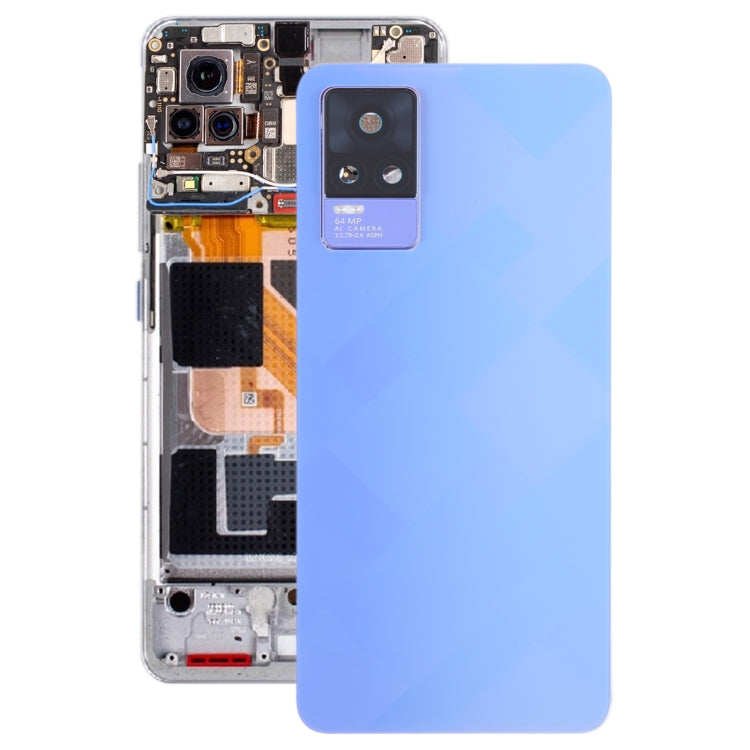 For vivo Y73 V2059 Original Battery Back Cover with Camera Lens Cover(Purple) - Back Cover by PMC TechLife | Online Shopping South Africa | PMC TechLife