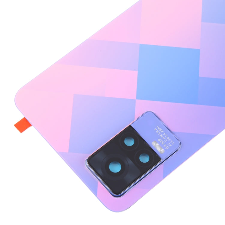 For vivo Y73 V2059 Original Battery Back Cover with Camera Lens Cover(Purple) - Back Cover by PMC TechLife | Online Shopping South Africa | PMC TechLife