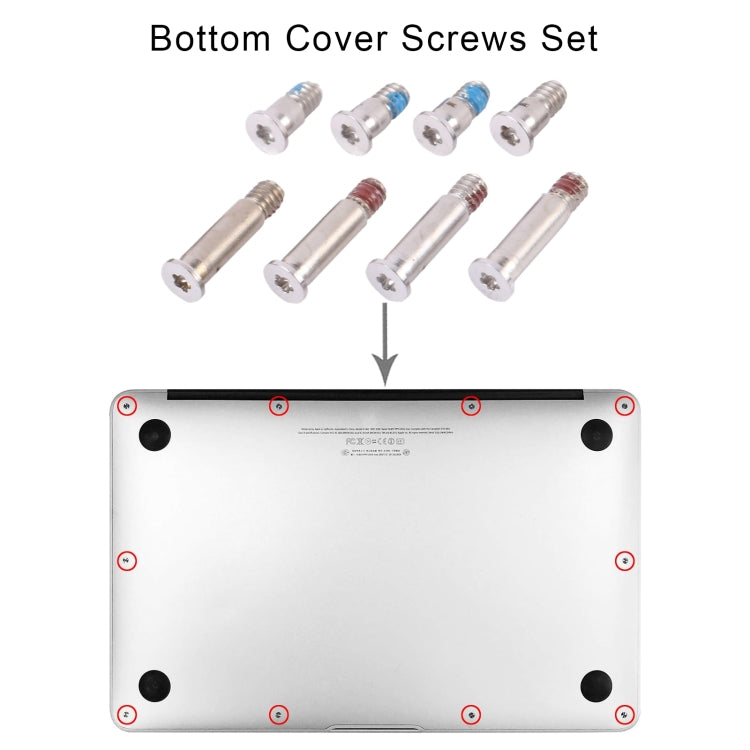 Bottom Cover Screws Set for MacBook Pro Retina 14.2 inch A2442 2021 (Silver) - Screws by PMC TechLife | Online Shopping South Africa | PMC TechLife