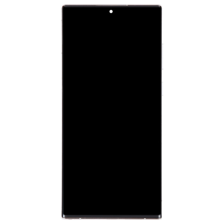 For Samsung Galaxy S22 Ultra 5G SM-S908B EU Edition 6.78 inch OLED  LCD Screen Digitizer Full Assembly with Frame(Silver) - free shipping - PMc TechLife - Order now!