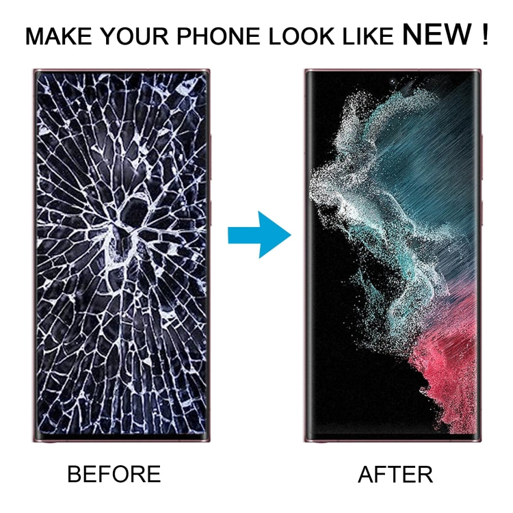 For Samsung Galaxy S22 Ultra 5G SM-S908B EU Edition 6.78 inch OLED  LCD Screen Digitizer Full Assembly with Frame(Silver) - free shipping - PMc TechLife - Order now!