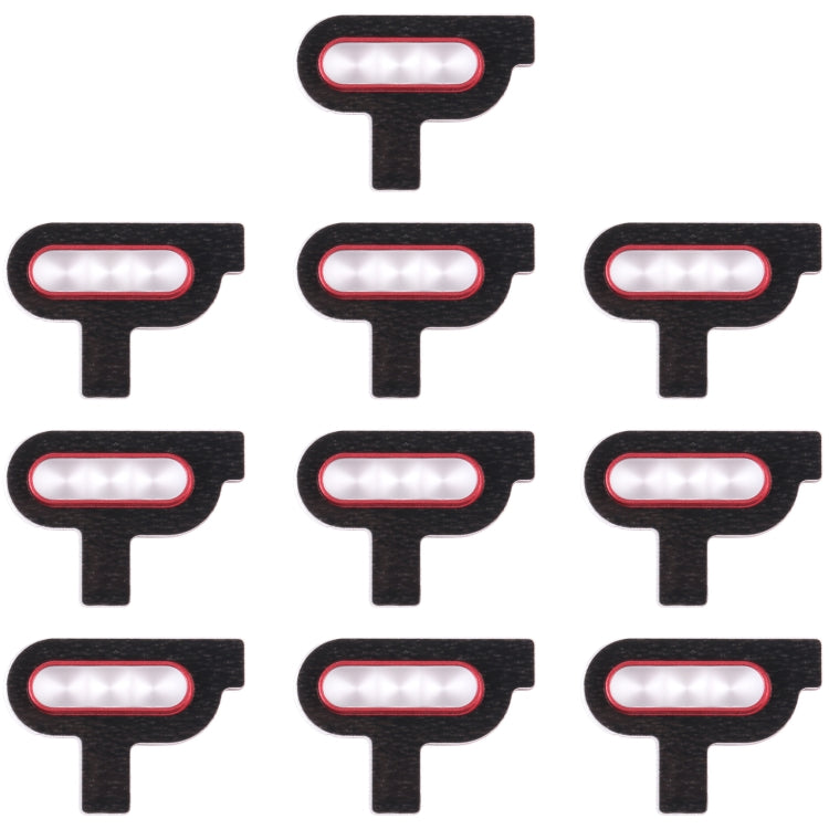 For vivo X90 Pro+ 10pcs Flashlight Covers (Red) - Others by PMC TechLife | Online Shopping South Africa | PMC TechLife
