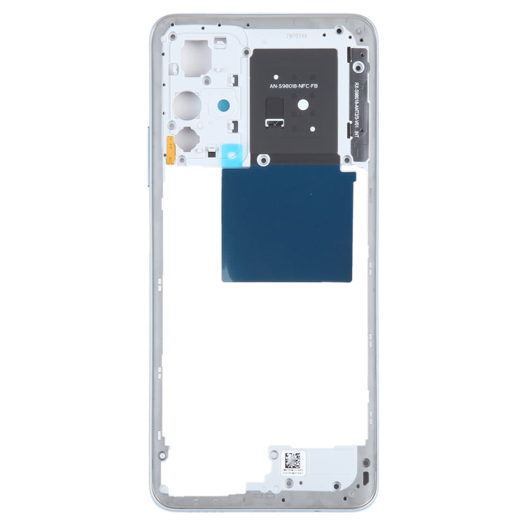 For Xiaomi Redmi Note 11S 5G Original Middle Frame Bezel Plate (Blue) - Frame Bezel Plate by PMC TechLife | Online Shopping South Africa | PMC TechLife