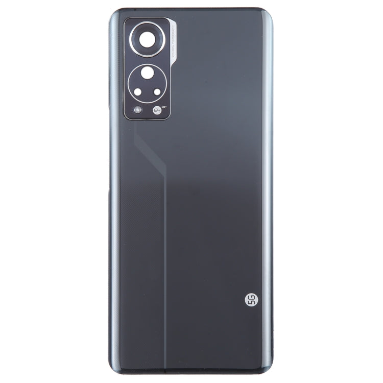 For ZTE Axon 30 5G A2322 Battery Back Cover with Camera Lens Cover(Black) - For ZTE by PMC TechLife | Online Shopping South Africa | PMC TechLife