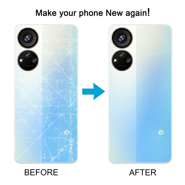 For ZTE Voyage 40 Pro+ Battery Back Cover(Blue) - For ZTE by PMC TechLife | Online Shopping South Africa | PMC TechLife | Buy Now Pay Later Mobicred