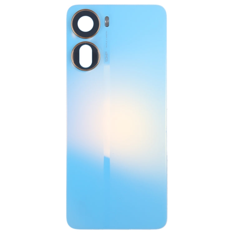 For ZTE Blade V40 Design Battery Back Cover(Blue) - For ZTE by PMC TechLife | Online Shopping South Africa | PMC TechLife