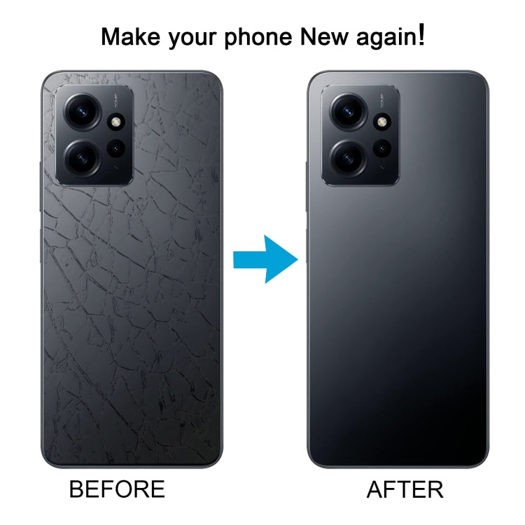 For Xiaomi Redmi 12 4G OEM Glass Material Battery Back Cover(Blue) - Back Cover by PMc TechLife | Online Shopping South Africa | PMc TechLife | Buy Now Pay Later Mobicred