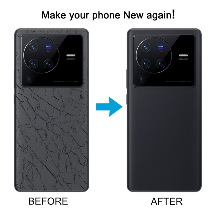 For vivo X80 OEM Glass Material Battery Back Cover(Black) - free shipping - PMC TechLife - Order now!