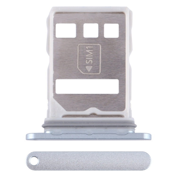 For Huawei Mate 60 Pro+ SIM + NM Card Tray (Silver) - Card Socket by PMc TechLife | Online Shopping South Africa | PMc TechLife | Buy Now Pay Later Mobicred
