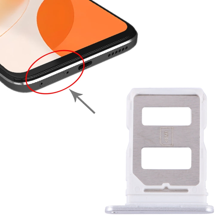 For Huawei nova Y91 SIM Card Tray (Silver) - Card Socket by PMc TechLife | Online Shopping South Africa | PMc TechLife | Buy Now Pay Later Mobicred