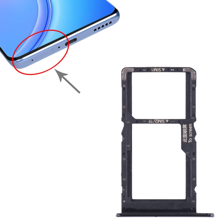 For Huawei Maimang 11 SIM + SIM / Micro SD Card Tray (Black) - free shipping - PMc TechLife - Order now!