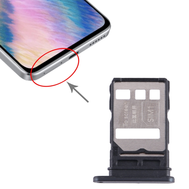 For Huawei Nova 10 SE SIM + SIM Card Tray (Black) - Card Socket by PMC TechLife | Online Shopping South Africa | PMC TechLife