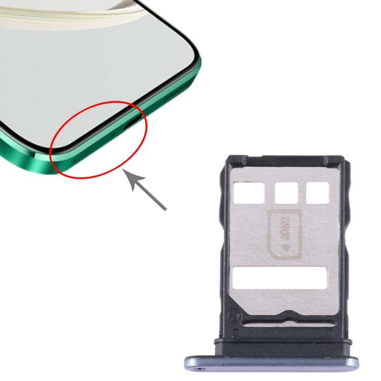 For Huawei nova 10Z SIM Card Tray (Silver) - Card Socket by PMc TechLife | Online Shopping South Africa | PMc TechLife | Buy Now Pay Later Mobicred