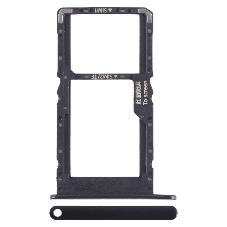 For Huawei Enjoy 50 SIM + SIM / Micro SD Card Tray (Black) - Card Socket by PMc TechLife | Online Shopping South Africa | PMc TechLife | Buy Now Pay Later Mobicred