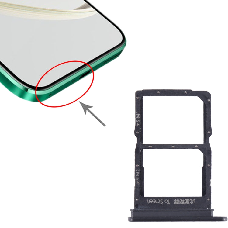 For Huawei Nzone S7 Pro+ 5G SIM + SIM Card Tray (Black) - free shipping - PMc TechLife - Order now!