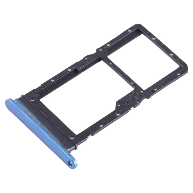 For Honor Play6T SIM + SIM / Micro SD Card Tray (Blue) - Card Socket by PMc TechLife | Online Shopping South Africa | PMc TechLife | Buy Now Pay Later Mobicred