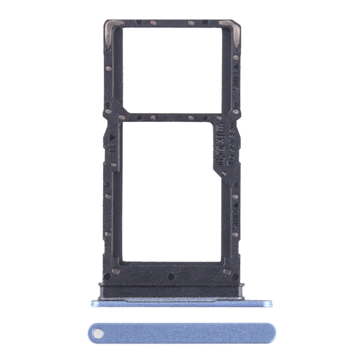 For Honor X5 Plus SIM + SIM / Micro SD Card Tray (Blue) - Card Socket by PMc TechLife | Online Shopping South Africa | PMc TechLife | Buy Now Pay Later Mobicred