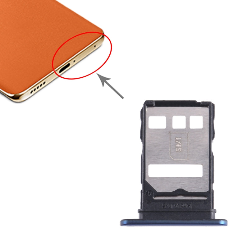For Honor X9b SIM Card Tray (Blue) - Card Socket by PMc TechLife | Online Shopping South Africa | PMc TechLife | Buy Now Pay Later Mobicred