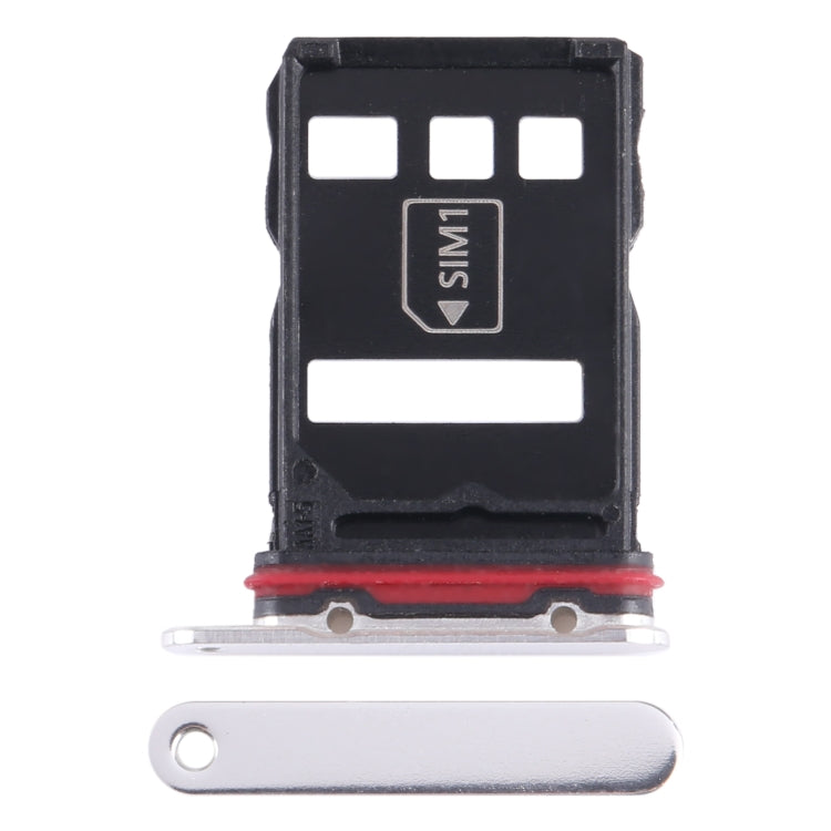 For Honor Magic4 Pro SIM + NM Card Tray (Silver) - Card Socket by PMc TechLife | Online Shopping South Africa | PMc TechLife | Buy Now Pay Later Mobicred