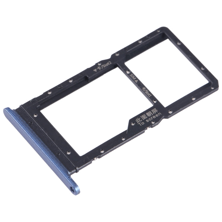 For Honor Play 20A SIM + SIM / Micro SD Card Tray (Blue) - Card Socket by PMc TechLife | Online Shopping South Africa | PMc TechLife | Buy Now Pay Later Mobicred
