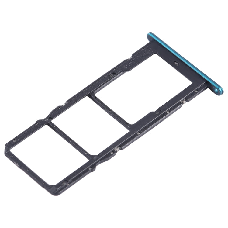 For Honor 20 SE SIM + SIM + Micro SD Card Tray (Green) - Card Socket by PMc TechLife | Online Shopping South Africa | PMc TechLife | Buy Now Pay Later Mobicred