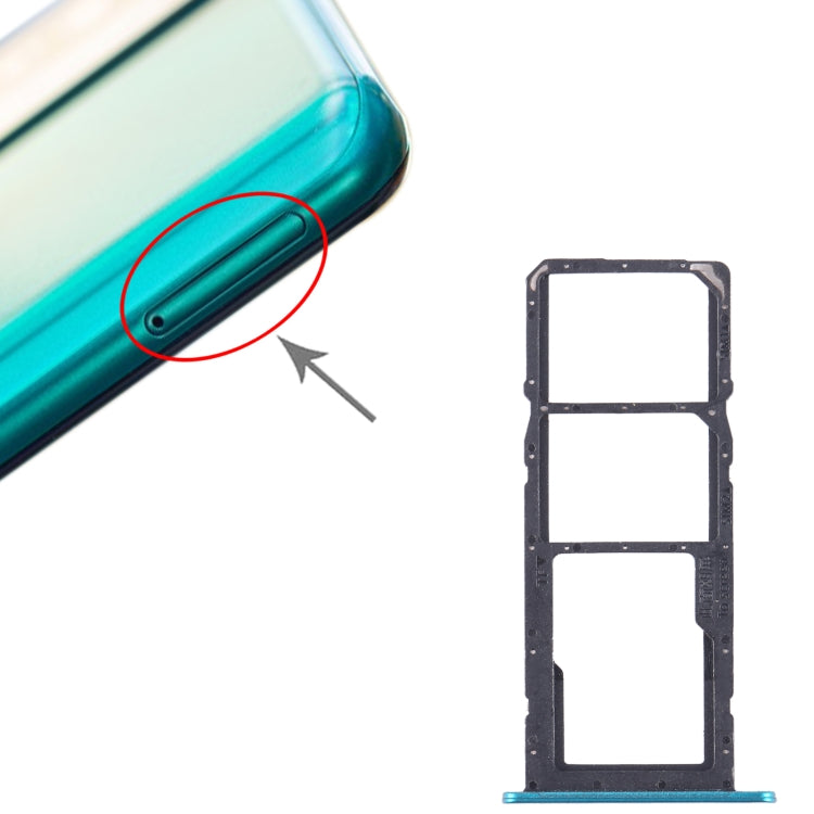 For Honor 10X Lite SIM + SIM + Micro SD Card Tray (Green) - free shipping - PMc TechLife - Order now!